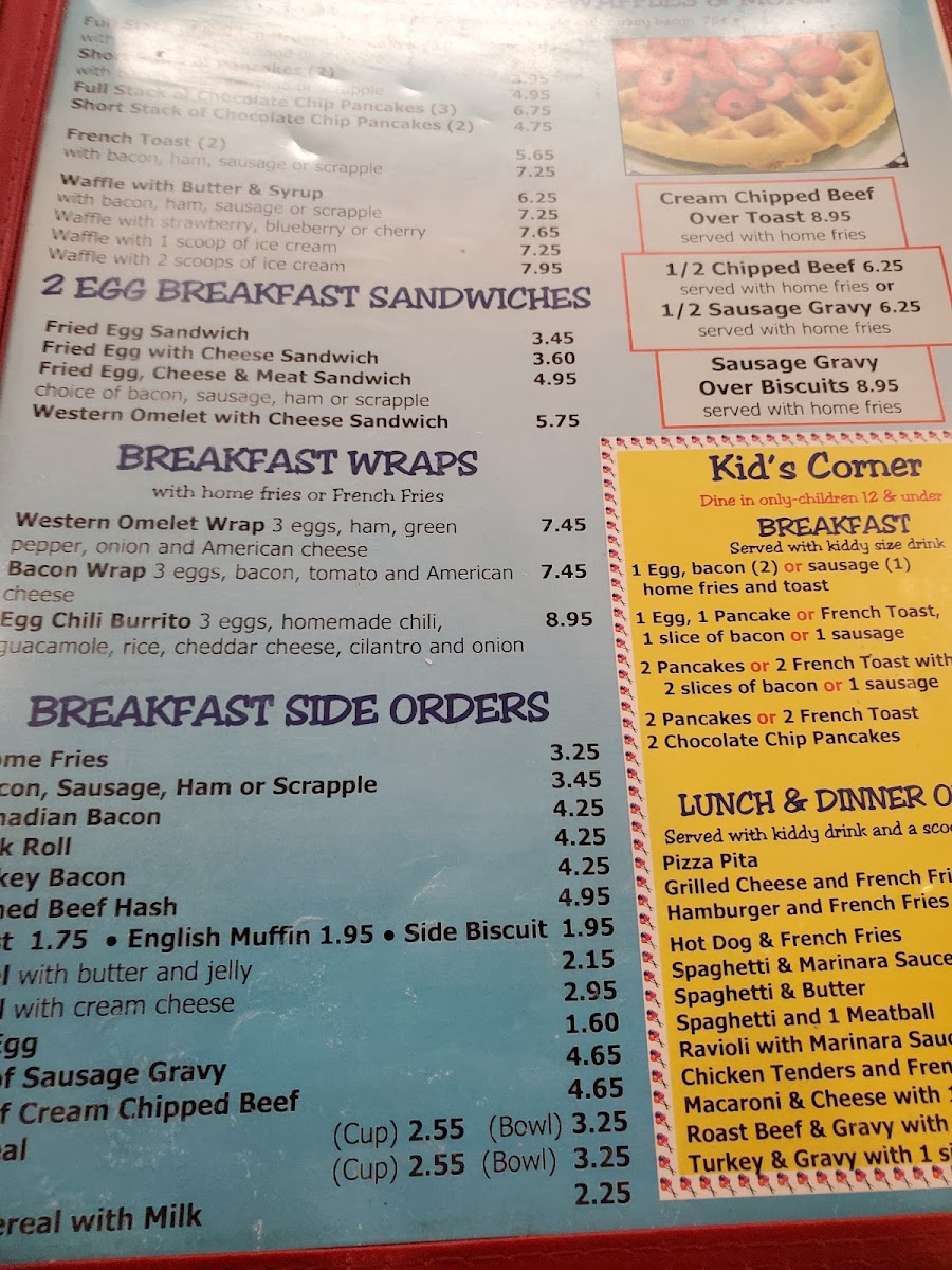 Essex Diner Menu - Image 5